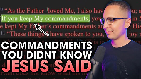 Most people don't know the COMMANDMENTS of Jesus