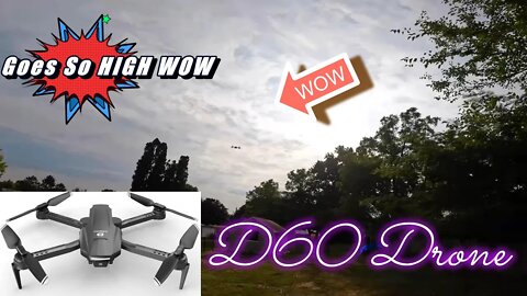 Very Nimble Drone: DEERC Drones with Camera for Adults Kids 1080P HD Video, D60 FPV Drone