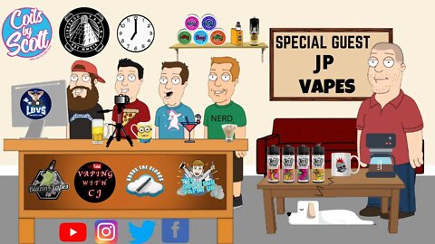 Laid Back Vape Show Episode - 45 (JP For his eyes only) Special guest JP vape reviews