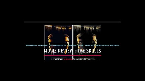 OMC Radio TV Movie Review: The Skulls