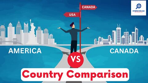 America vs Canada - Countries Comparison 2023 ll Information Hub