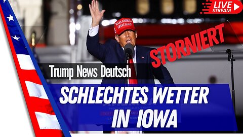 Trump Rally in Iowa abgesagt.