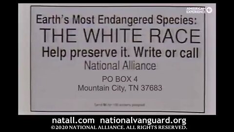 DR. WILLIAM L PIERCE ON THE ANTI-WHITE AGENDA - HYPOCRISY AND DEMOCRACY BY THE JEWISH CONTROLLED MEDIA