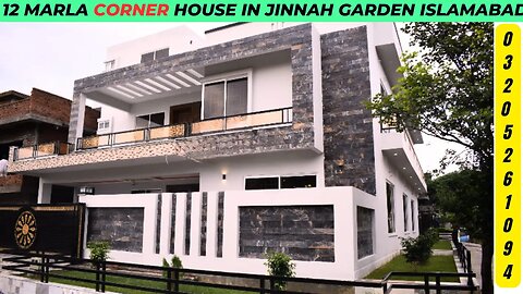 12 Marla Designer Corner House in Jinnah Garden Islamabad