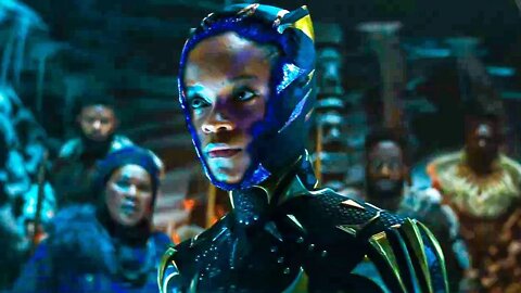 BLACK PANTHER 2 WAKANDA FOREVER "Shuri's Black Panther Suit Reveal Scene" (4K ULTRA HD) 2022