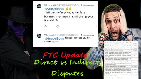 Indirect vs Direct Disputes, The Credit Game Update. Another Scammer #ftc #creditgame #thecreditgame