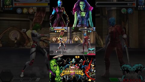 Battle of the Sisters: Gamora vs Nebula #gamora #nebula #gamingshorts #shorts #games