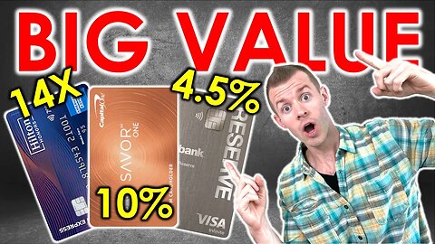 6 Most Unbelievable Credit Cards RIGHT NOW (2022)