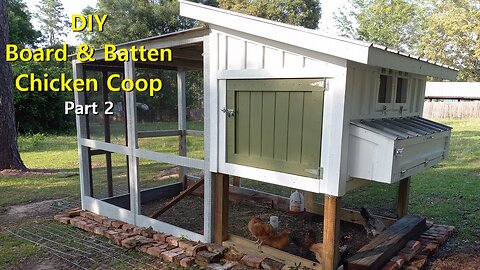 DIY Chicken Coop Build P2