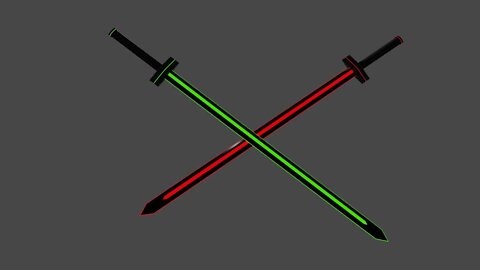 Laser Sword render