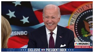 Joe Biden wanders off set of live MSNBC interview after getting coddled by Nicolle Wallace