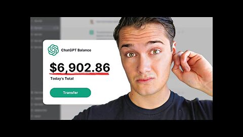 HOW TO MAKE MONEY ONLINE With ChatGPT AI Bot ($100/day)