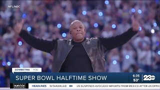 Super Bowl halftime show featured hip hop giants