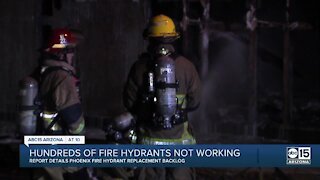Hundreds of Phoenix fire hydrants not working due to backlog