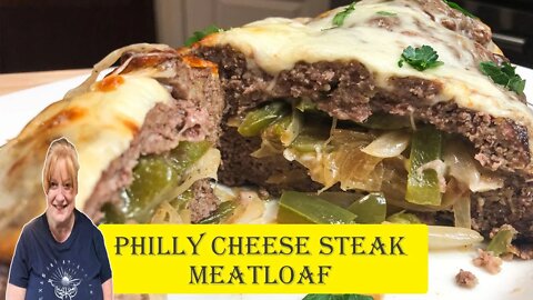 PHILLY CHEESESTEAK MEATLOAF | Flavorful & Moist Meatloaf Recipe Perfect for Dinner