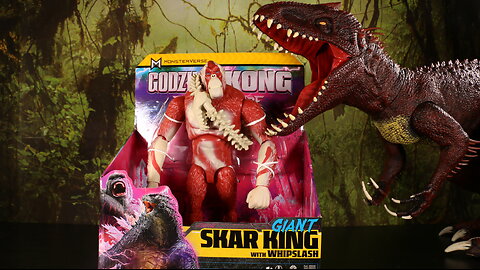 New Godzilla X Kong The New Empire Giant Skar King with Whipslash #Unboxed Monsterverse #shorts