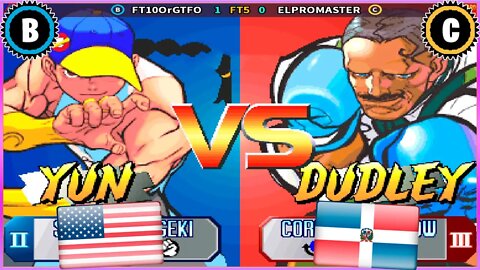 Street Fighter III 2nd Impact (FT10OrGTFO Vs. ELPROMASTER) [U.S.A. Vs. Dominican Republic]