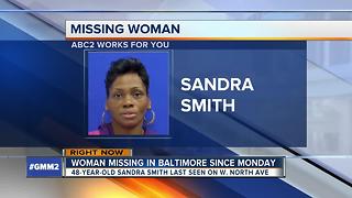 Baltimore police search for missing woman