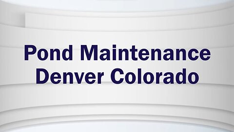 Pond Maintenance Denver Colorado | BR&D Landscape, Inc
