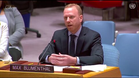 Max Blumenthal Address UN Security Council on United States Aid to Ukraine