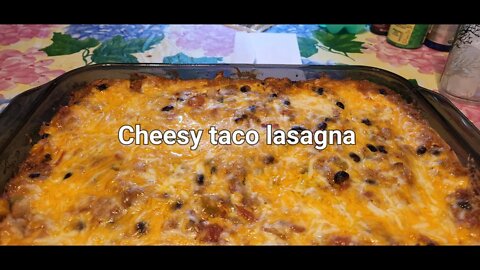 Taco lasagna