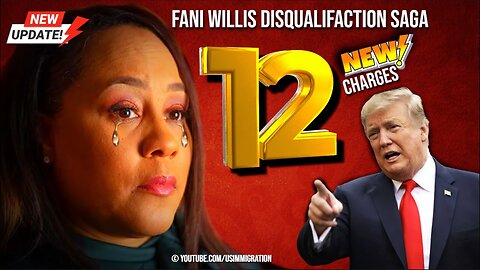 BREAKING🔥 FANI WILLIS DISQUALIFICATION SAGA - 12 NEW CHARGES FROM TRUMP LAWYER 'THE PIT BULL' SADOW