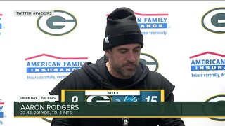 Aaron Rodgers throws 3 INTs, lets Lions beat Packers 15-9