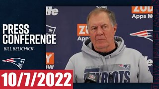 Bill Belichick Press Conference - October 7, 2022 (NFL Patriots)
