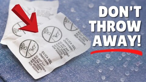 Why You Shouldn't Throw Away The Silica Gel Packs