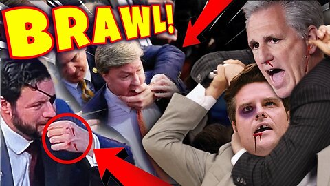 BLOODBATH BRAWL on the House FLOOR! McCarthy Speaker Vote Turns VIOLENT, CRENSHAW Bloody Fist!? WHAT