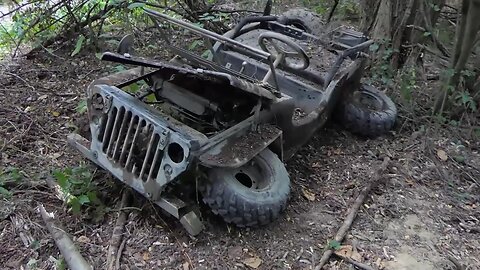 Restoration Mini Jeep Willys with Engine 150cc - Restore Abandoned Old Mini Car - Part 1
