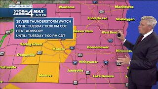 Severe Thunderstorm Watch issued for all of SE Wisconsin until 10 p.m.