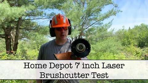 Episode 43 - New Laser Brush Cutter 7 inch Blade from Home Depot Test - Part 9