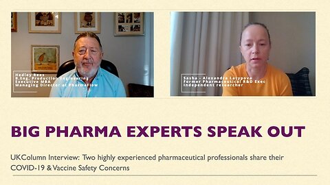 Big Pharma Experts Speak Out