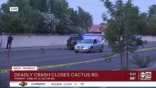 Deadly crash near 52nd Street and Cactus Road