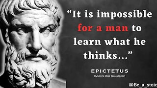 Unlocking the Hidden Wisdom of Epictetus: Life-Changing Quotes You Need to Hear! Be a stoic