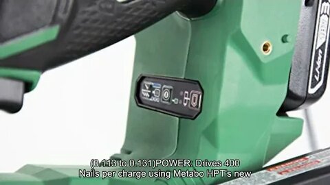Metabo HPT Cordless Framing Nailer Kit, 18V, Brushless Motor, 2" Up To 3-1/2" Framing Nails