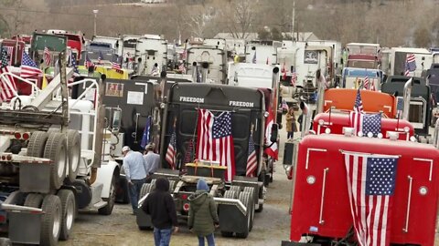 The People’s Convoy USA 2022 And The Freedom Convoy USA Glorious America Stand Up For Freedom Now!