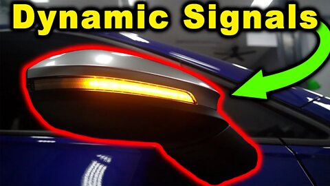 How To Install Dynamic Turn Signals ~ MK8 Golf R and MK8 GTI
