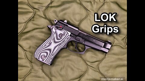 LOK Grips, Beretta 85F Thin Checkered Review