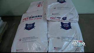 PetSmart donates pet food to community food bank