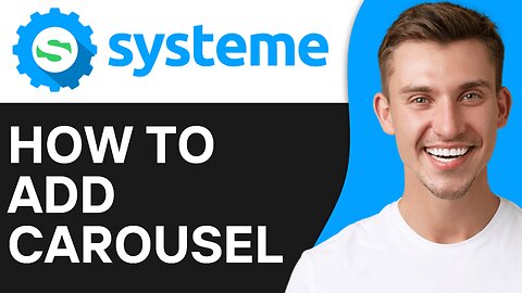 How To Add Carousel in Systeme.io