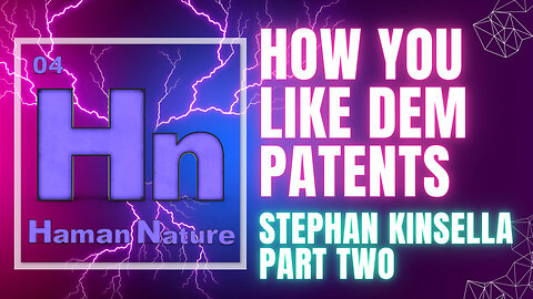 0004) Stephan KINSELLA dismantles "intellectual" property.