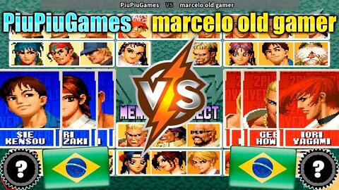 The King of Fighters '96 Anniversary Edition (PiuPiuGames Vs. marcelo old gamer) [Brazil Vs. Brazil]