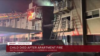 Child dies in Aurora apartment fire