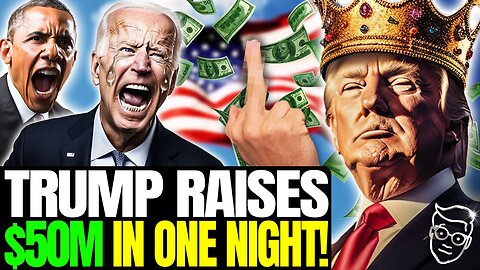 Trump SHOCKS World, BREAKS *Every* Political Fundraising RECORD: $50M in a Night!? Biden in PANIC 🚨