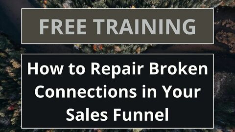 How to Repair or Reconfigure Broken Connections in Your Sales Funnel - Optimize Press (Part 5)