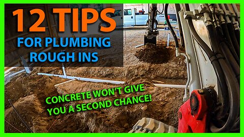 How To Rough In Underground Plumbing for Bathroom, Floor Drains, & Sinks, Using PEX & PVC