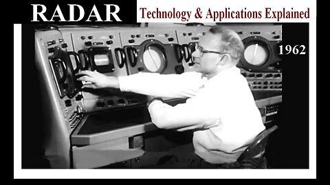 Vintage 1962: RADAR Applications: Tracking, Communication Technology (Training CRT SAGE Electronics)