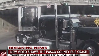 New video shows the Pasco County bus crash